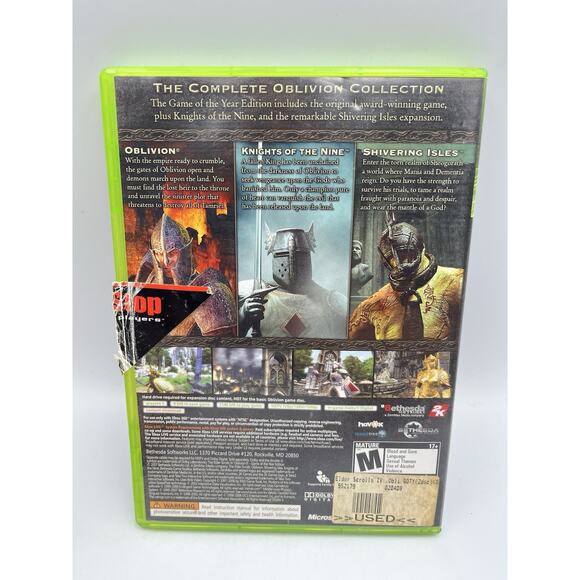The Elder Scrolls IV Oblivion Game of the Year Edition (Xbox 360, 2007) - Picture 2 of 6